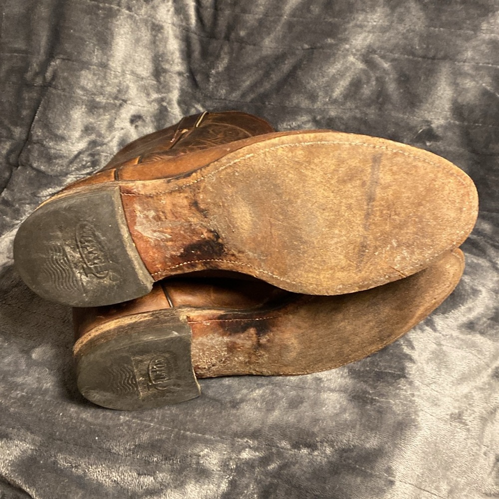 Justin 3408 Brown leather - Picture 4 of 5